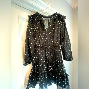 Current Air Women’s Dress. Size: M. Excellent condition. Color: Black & Gold